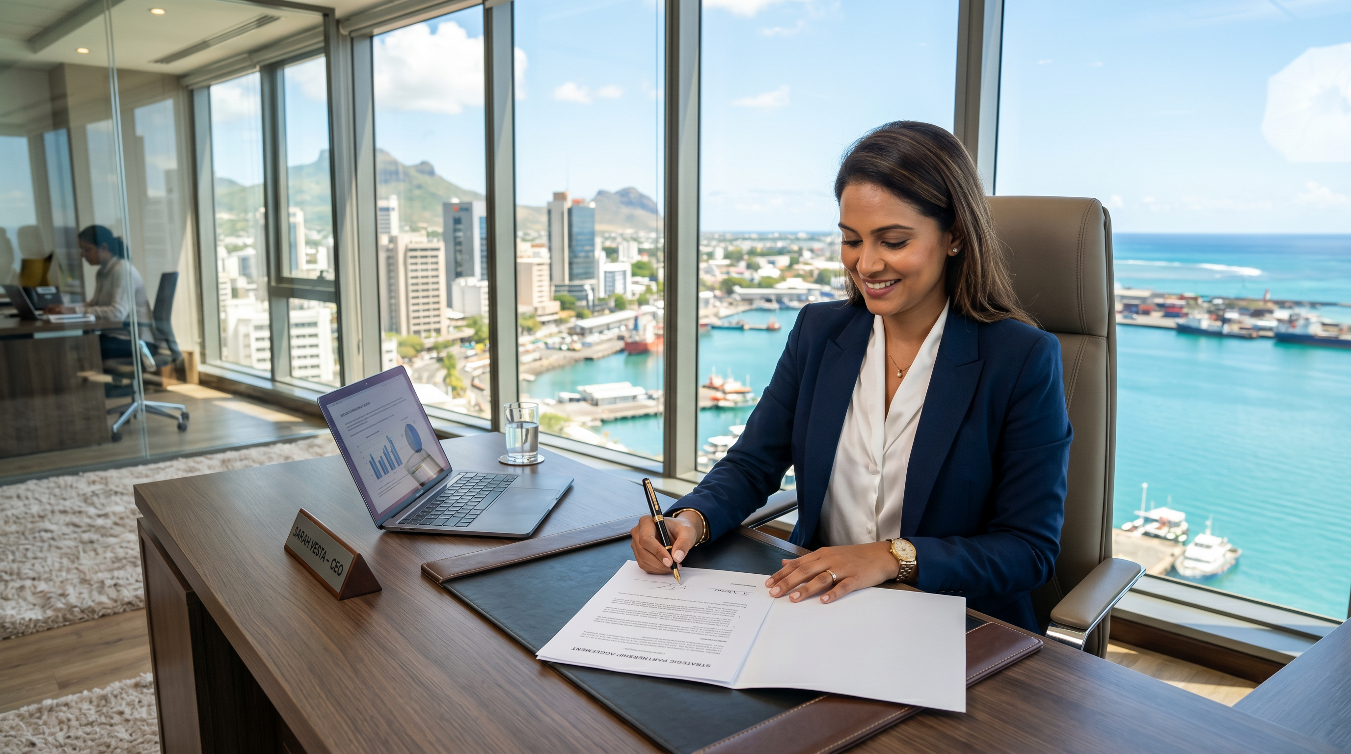 Young professional in Mauritius